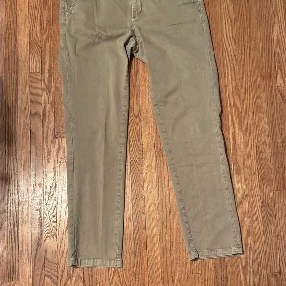 Chino Chic Khaki Straight Leg Women's Pants - Picture 5 of 14